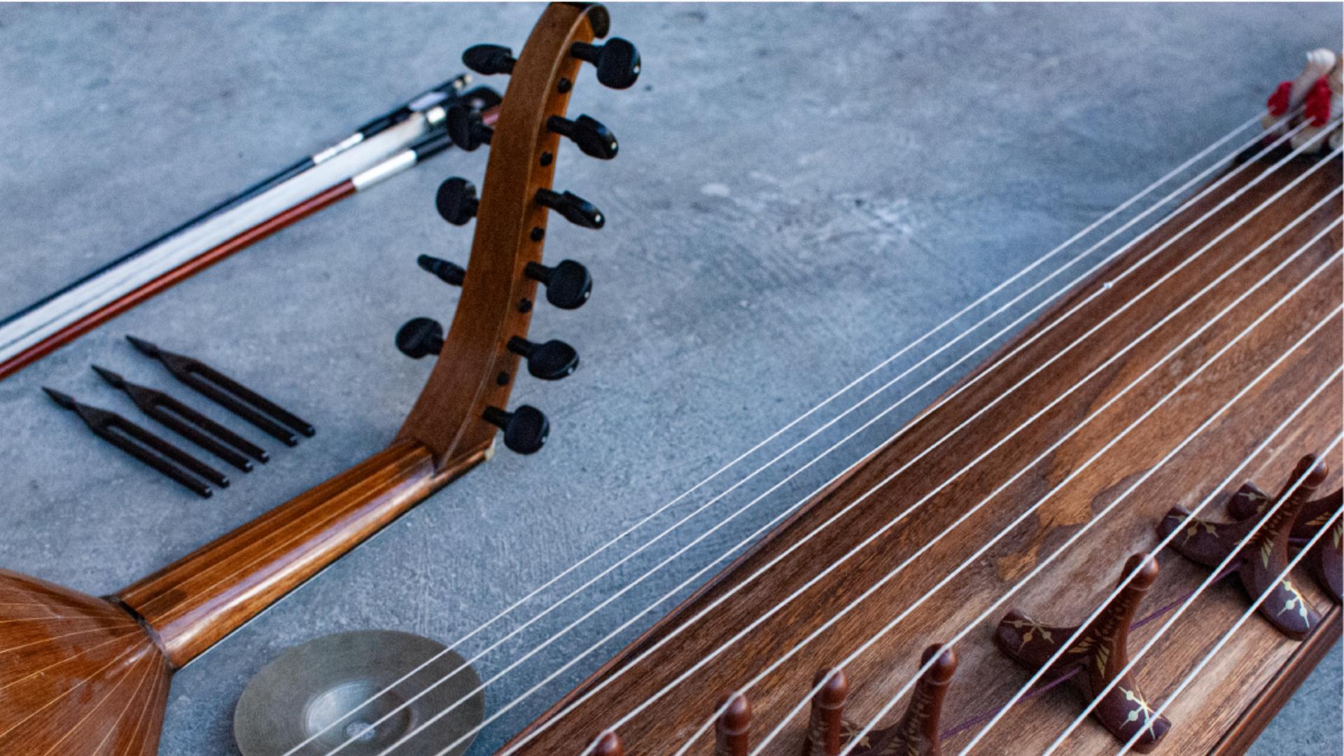 Oud, gayageum and preparations