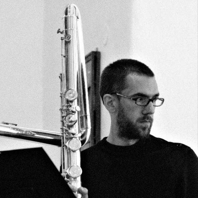 Sylvain Monchocé and his contrabass flute