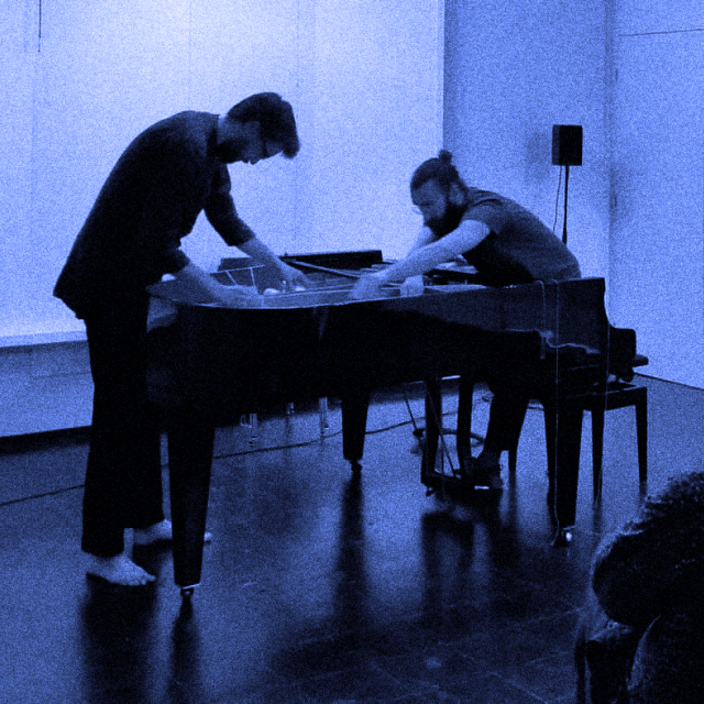 Sylvain Monchocé performing with Andrea Tonero